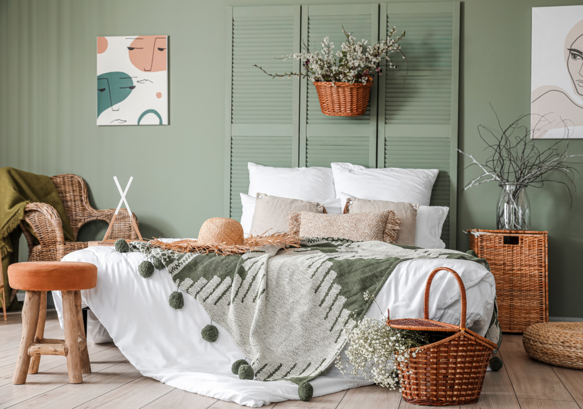 Pareti verdi in camera da letto: 10 idee per abbinarle